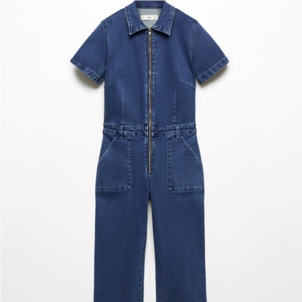 Mango Denim Jumpsuit